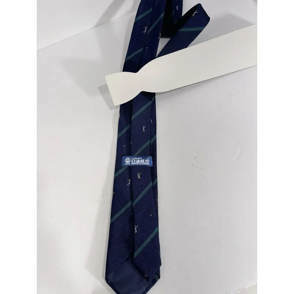 Golf Look Nippon Express Golf BLUE Navy Men's Neck Tie Nitsu Airway Cravat Japan